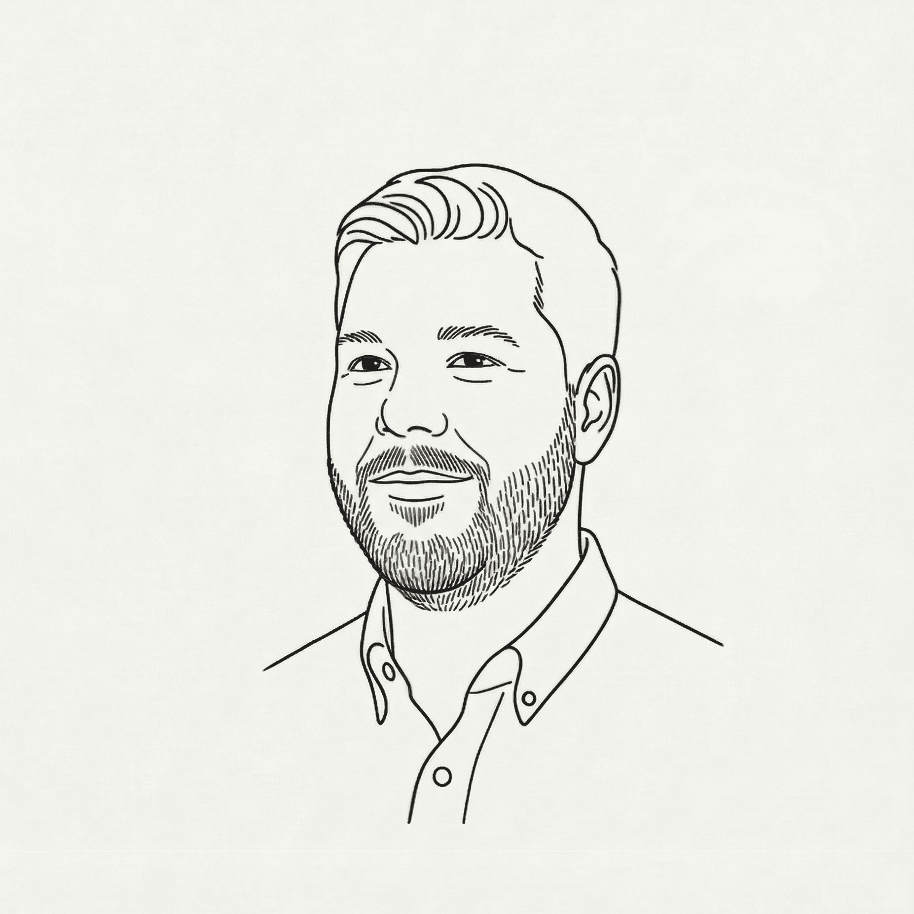 Portrait illustration of Andrew Young